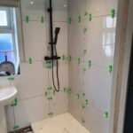 shower install (after)